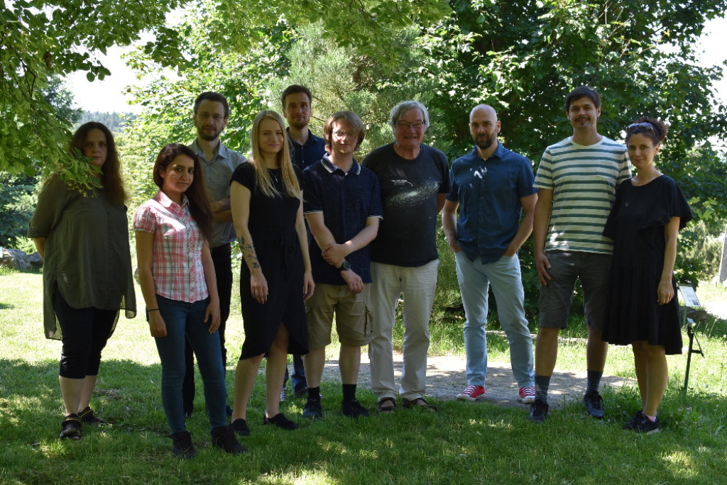 In the Geopark, standing, 2021.